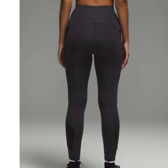 NWT Lululemon Athletica Black Cargo Super-High-Rise Hiking Tights 25". - Picture 5 of 10